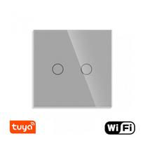 WiFi dvipolis sensorinis jungiklis Feelspot, pilkas 800W