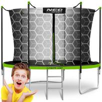 Sodo batutas 8 pėdų/252 cm su vidaus tinklu ir kopėčiomis "Neo-Sport