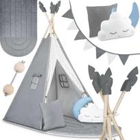 Palapinė tipi vaikams Nukido NK-406, failas, 116×116×165 cm