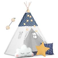 Palapinė tipi vaikams- Nukido - tamsiai mėlyna