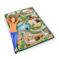 Ritininis putplasčio spalvinimo kilimėlis 120 x 90 x 0,3 cm Ricokids