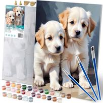 Tapyba pagal numerius 40x50 cm Massido Puppies