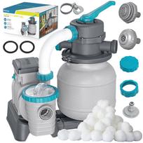 Baseino smėlio siurblys + filtravimo rutuliai 6056 l/h "Bestway