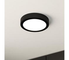 Eglo 900637 - LED vonios kambario lubinis šviestuvas FUEVA LED/11W/230V IP44 juodas