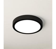 Eglo 900653 - LED vonios kambario lubinis šviestuvas FUEVA LED/17W/230V juodas IP44