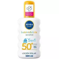 SUN BABIES&KIDS losjonas nuo saulės 5 in 1 SPF50+ 200 ml