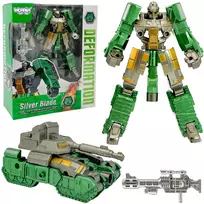 WOOPIE SILVER BLADE 2-in-1 transformuojantis robotas tankas
