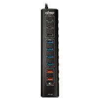 Nitro Concepts UH1, 10-Port Hybrid USB Hub, USB 3.2