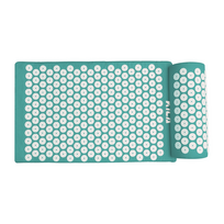 KiCA AuraSpike acupressure mat with cushion - green