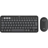 Logitech Pebble 2 Combo - Tastatur-und-Maus-Set - kabellos - Bluetooth LE - QWERTZ - Deutsch - Tonal Graphite (920-012203)