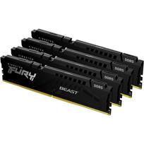 Kingston 64GB 6000MT/s DDR5 CL40 DIMM Kit of 4 FURY Beast Black XMP - 64GB - DDR5