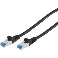 ShiverPeaks Patchkabel CAT6a RJ45 S/FTP 0.5m Black - Netzwerk - CAT 6a