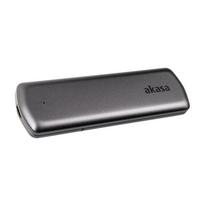 Akasa Portable M.2 SATA/NVMe SSD auf USB-C 3.2 Gen 2 - Laufwerks-Gehäuse - USB 3.0