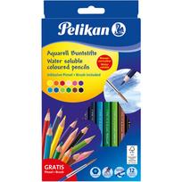 Pelikan 700672, Schwarz, Blau, Braun, Grün, Hellblau, Hellgrün, Orange, Pfirsich, Pink, Rot, Violett, Gelb, 12 Stück(e)