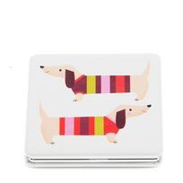 Kosmetinis didinantis veidrodis 7x7 cm Sausage Dog – Rex London