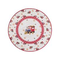 Raudonos spalvos apvalios formos kilimas su Kalėdų motyvu ø 160 cm Toy's Delight Train – Villeroy&Boch