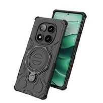 Magnetinis telefono dėklas Xiaomi Poco X7 dėklui Xiaomi Poco X7 Poco X7 Pro 5G dėklui Atsparus smūgiams Magsafe Belaidžio įkrovimo galinė dalis Poco x7 juoda