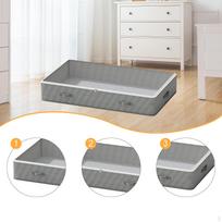 30L žemo profilio daiktadėžė po lova miegamojo tvarkymui, idealiai tinka patalynei, megztiniams, 1 Piece gray