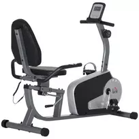 Treniruoklis su LCD ekranu, 8 pakopų reguliuojamas magnetinis pasipriešinimas, iki 110 kg, plienas ir ABS