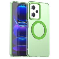 Magnetic Adsorption Wireless Charge Clear Case For Xiaomi Poco X5 Pro Transparent Case For Poco X5 Pro Case For Poco X5 Pro 5G For Poco X5 Pro žalia