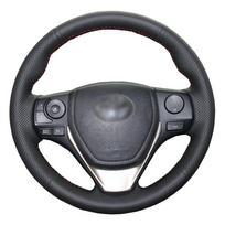 Rankiniu būdu siuvamas automobilio vairo dangtis Toyota RAV4 2013-2018 Corolla 2014-2018