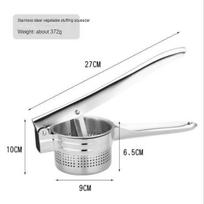 Stainless Steel Juicer Household Easy to clean Potato Mashed Potatos Device Manual Stuffing Squeezer Vegetable Dehydrator