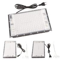 Soliariumo lova su 196 LED lemputėmis 460nm AC 85-265V 45W pilnos mėlynos šviesos LED nešiojama įdegio įranga veidui ir kūnui 45W US