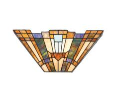 Elstead QZ-INGLENOOK-WU - Sieninis šviestuvas Tiffany INGLENOOK 2xE14/60W/230V