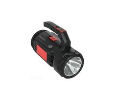 Įkraunamas LED žibintuvėlis, 5 V, 500 lm, 1200 mAh, juodas