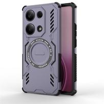Case For Redmi Note 13 Pro 4G Magnetic Adsorption Wireless Charge Cover Redmi Note 13 Pro 4G Case For Redmi Note 13 Pro 4G Case Redmi Note 13 Pro 4G violetinė