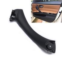 BMW E90 3 serijos sedano dešinės vidinės durų panelės rankenos traukimo apdailos dangtelis / Juodas 5141 7230 850