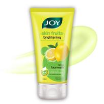 Joy Skin Fruits Lemon Brightening Face Wash 150ml Pack of 1 with Vitamin C for Glowing Oily Skin Care