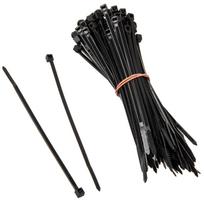 Kolink Black PA 66 Plastic Cable Ties – 2.5mm x 100mm – 100 Pack