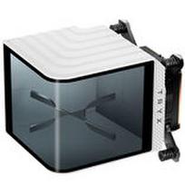TRYX Panorama CPU-Wasserblock, AMOLED-Display, Intel- und AMD-Sockel – weiß