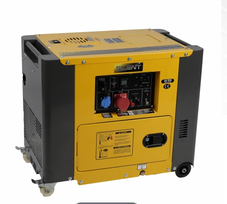 Uždaros konstrukcijos dyzelinis generatorius 230V / 400V, 4,6 kW