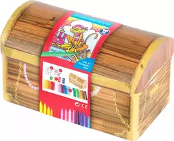 Flomasteriai Faber-Castell, lobių dėžutė, 33 spalvos