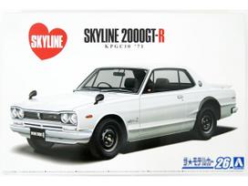 Aoshima - Nissan Skyline 2000 GT-R KPGC10 '71, 1/24, 06106