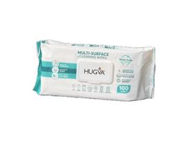 HUGVA Multi-Surface – daugiafunkcinės drėgnos valymo servetėlės įvairiems paviršiams 100 vnt.