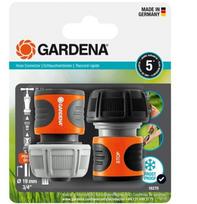 "Gardena" 3/4" greitosios jungties rinkinys 18275 jungtis be ribotuvo + su žarnos ribotuvu