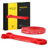Pasipriešinimo guma 4FIZJO Power Band, 6-10 kg, lengvo pasipriešinimo, treniruoklis pratimams, fitness treniruotėms, jėgos treniruotėms
