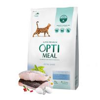 OPTIMEAL™. Visavertis sausas maistas suaugusioms katėms su dideliu kiekiu menkės, 4 kg.