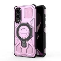 Prabangus magnetinis šarvuotas dėklas Samsung Galaxy S25 Edge dėklams Samsung Galaxy S25 Edge dangtelis Magsafe belaidžio įkrovimo telefono dangtelis Galaxy S25 Edge