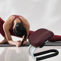 Reguliuojamas meditacijos suolas Seiza ir maldai Deep Red