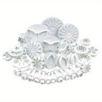 33 vnt./rinkinys Stūmoklinis pjaustyklė Fondanto pjaustyklė Pyrago Sausainių Forma DIY 3D Rankų darbo Dekoravimo Įrankiai Kepimo Reikmenys Forma 33Pcs/set