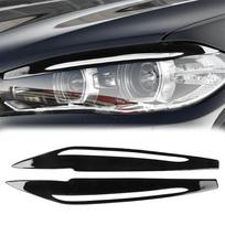 Blizgus juodas priekinių žibintų vokų dangtelis antakių apdaila BMW X5 F15 2014-2018