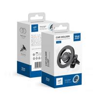 BLUE STAR magnetic car holder for air vent, compatible with MagSafe, CLAMP, black