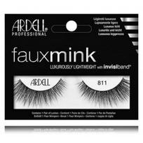Ardell Faux Mink 811 Black Fake Eyelashes dirbtinės priklijuojamos blakstienos - 1 vnt.