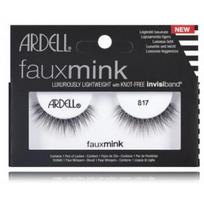Ardell Faux Mink 817 Black Fake Eyelashes dirbtinės priklijuojamos blakstienos - 1 vnt.