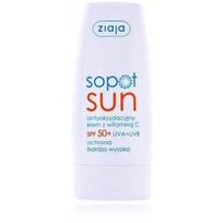 Ziaja Sopot Sun Antioxidant SPF50+ antioksidacinis apsauginis kremas nuo saulės - 50 ml.