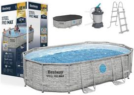 Baseinas su rėmu 427 x 250 x 100 cm Bestway 56946 | Lean-21169 | 6941607366950